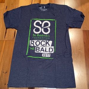 NWOT~ ST.BALDRICKS CHILDHOOD CANCER FUNDRAISER T-SHIRT~MENS SMALL